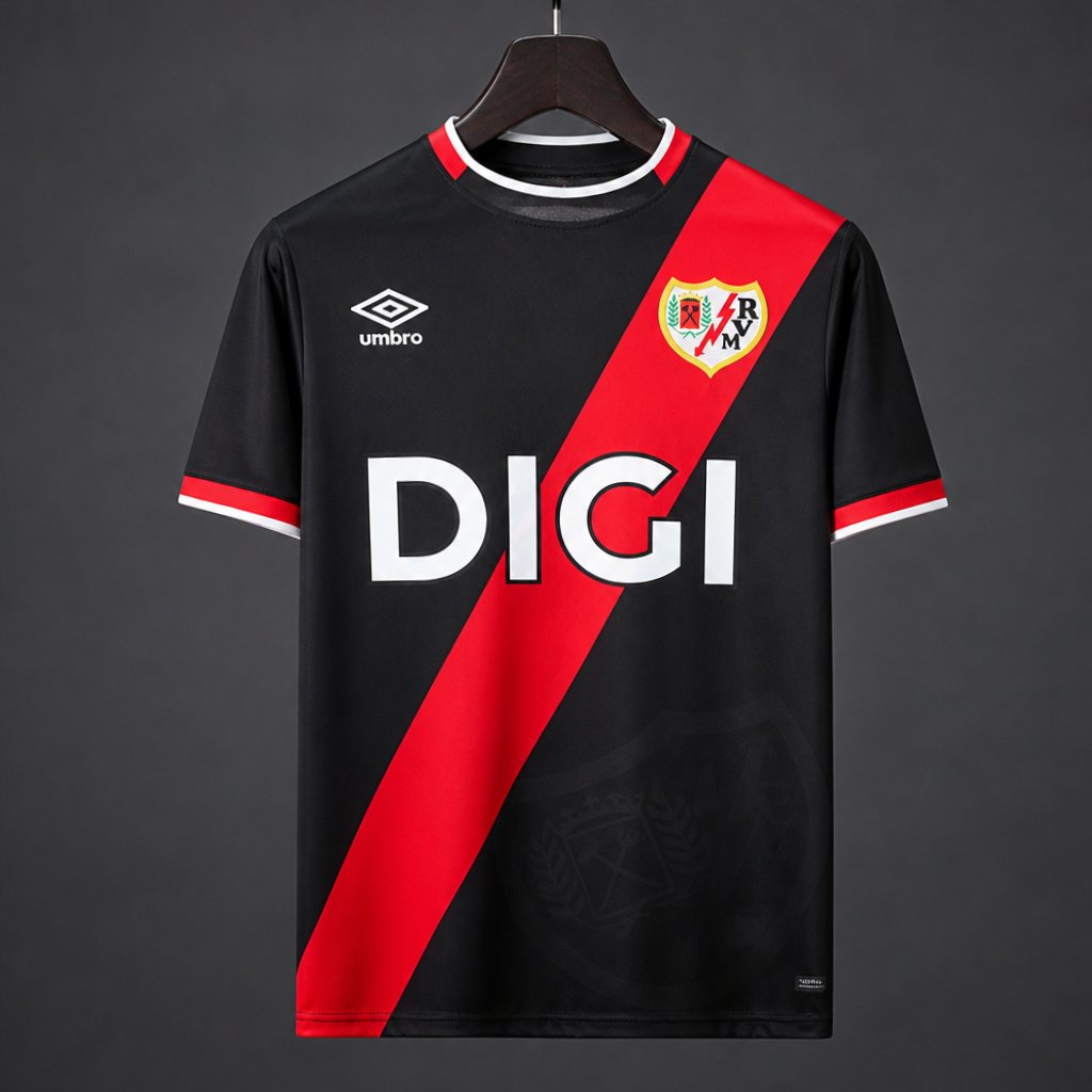 Camiseta Rayo Vallecano Segunda Equipación 26/27 Versión Fan